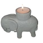 Grey Elephant Tealight Holder