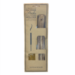Sandalwood - 20 Scented Incense Sticks With Wooden Holder